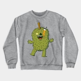 Stinky Durian Monster Crewneck Sweatshirt